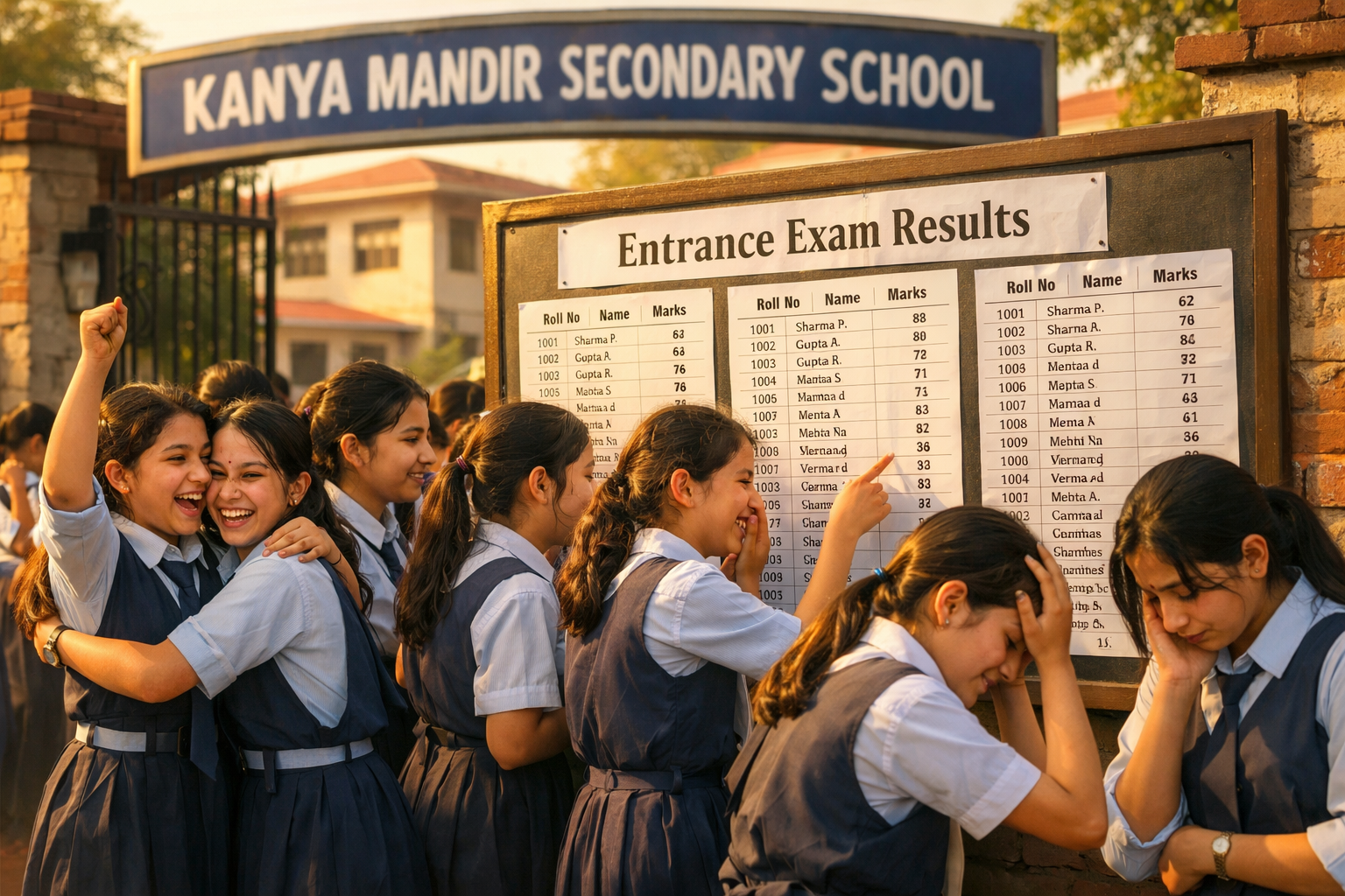 Entrance Exam Result Out